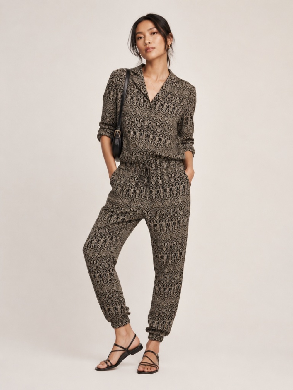 Maison Scotch Womens Size 3 (Large) Jumpsuit Boho Relaxed Fit Festival
